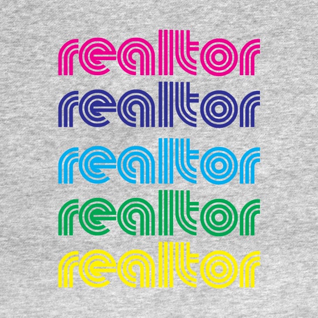 Realtor Rainbow Pride T-Shirt by RealTees